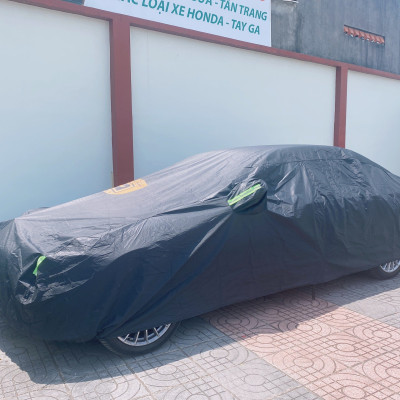 Bạt phủ ô tô Huyndai Stargazer chất liệu Polyester - màu đen cao cấp MACSIM màu đen