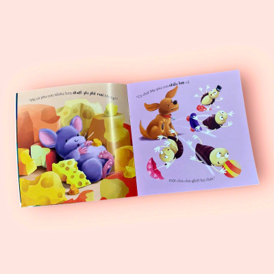 Combo Sách ILOVE - Tớ Yêu Bố Tớ - Tớ Yêu Mẹ Tớ - Mẹ Yêu Con Hơn Cả- Cẩn Thận, Bé Con- Mơ Đẹp Nhé, Mẹ Yêu Con (Trọn bộ 5 cuốn)