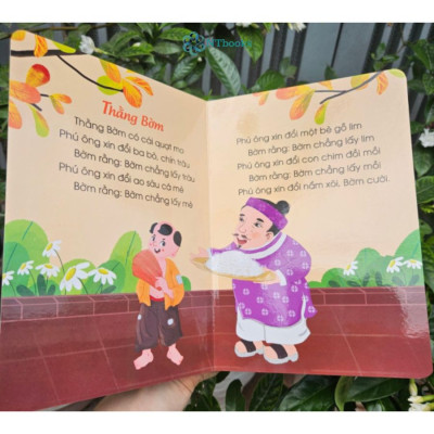 Combo 3 Cuốn Sách Thơ, Truyện, Đồng Dao Cho Bé Học Nói - Phát triển IQ, EQ (Bìa cứng)