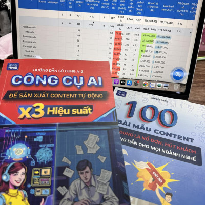 Sách - Công cụ AI để sản xuất Content tự động x3 Hiệu suất