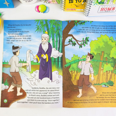 Sách - Combo 23 cuốn Truyện cổ tích Việt Nam - Song ngữ Việt Anh - ndbooks