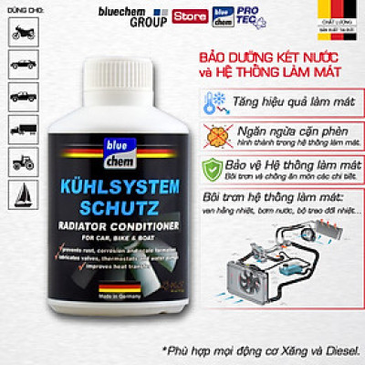 Dung dịch Bluechem Bảo dưỡng Két nước làm mát Động cơ (Radiator Conditioner) 300ml