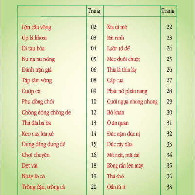 Đồng Dao Cho Bé - Các Trò Chơi Dân Gian