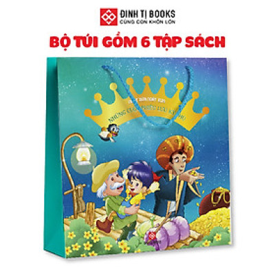 Sách - Bộ túi: Ngày xửa ngày xưa - Những cuộc phiêu lưu kỳ thú (6 tập) Đinh Tị Books