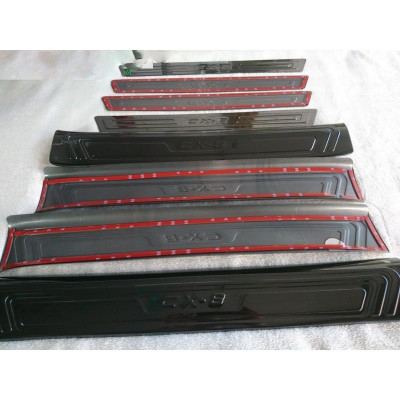 Ốp bậc trong ngoài xe mazda Cx8 2019 mẫu titan