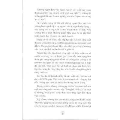 Thói Quen Của Toyota - Nghệ Thuật Nâng Cao Năng Suất Công Việc