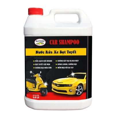 Nước rửa xe bọt tuyết chuyên dụng Car Shampoo Hando 5L cho ô tô, xe máy