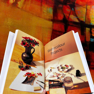 Sách - The Practical Encyclopedia of Watercolour by Wendy Jelbert - Sách nghệ thuật, tiếng anh