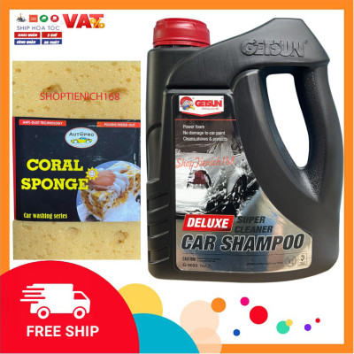 Nước rửa xe máy ô tô cao cấp DELUXE Getsun 2L 