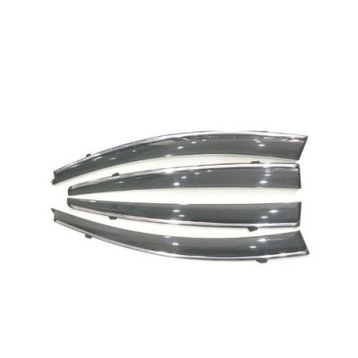 BỘ VÈ CHE MƯA CAO CẤP VIỀN CHỈ INOX DÀNH CHO XE HONDA HRV 2019