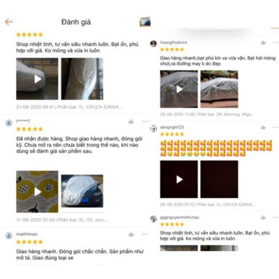 Bạt Phủ Xe Ô TÔ Tráng Bạc Cao Cấp 3 Lớp chống nóng, chống mưa, chống cháy