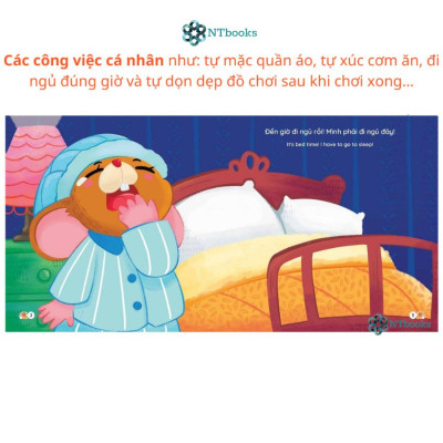 Sách - Bộ Ehon Song Ngữ Anh Việt- Chuột Ben Tô bé nhỏ - Rèn Luyện Tính Tự Lập Cho Trẻ 0 - 6 Tuổi ( Bộ 4 cuốn)