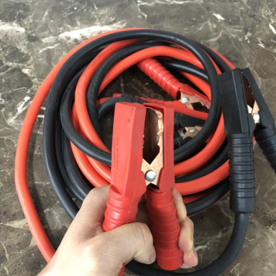 Bộ Hai Dây Câu Bình Ắc Quy Ô Tô Xe Hơi Thương Hiệu D.E.L Model TD08 Dài 3.5 Mét  2500Amp Cao Cấp