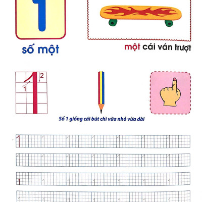 Hành Trang Cho Bé Vào Lớp 1 - Vở Bé Học Toán - Dành Cho Trẻ 5-6 Tuổi