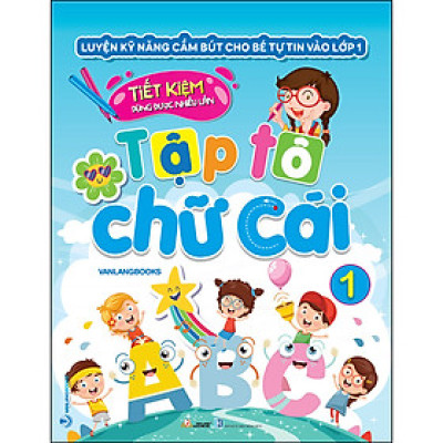 Tập Tô Chữ Cái - Tập 1 (Kèm Bút Lông Bảng)