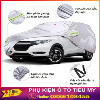 Bạt Phủ Ô Tô Vải Dù Xe MAZDA 2, Mazda 3, Mazda 6, CX5, CX8, CX9, BT50 chống nóng, chống nước, có phản quang 