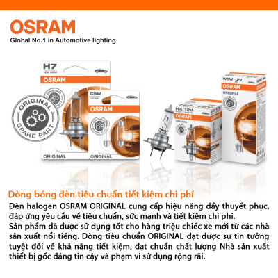 Bóng Đèn Halogen OSRAM Original H3 64156 24V 70W - Nhập Khẩu Chính Hãng