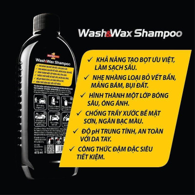 Nước Rửa Xe Và Phủ Bóng SUPERONE Wash And Wax Shampoo – Exterior SOUTHWALL B201