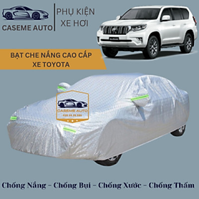 [TOYOTA] Bạt phủ xe ô tô tráng nhôm cao cấp các xe hãng TOYOTA, 3 lớp chống nóng, chống thấm, chống bụi - Hàng Chính Hãng