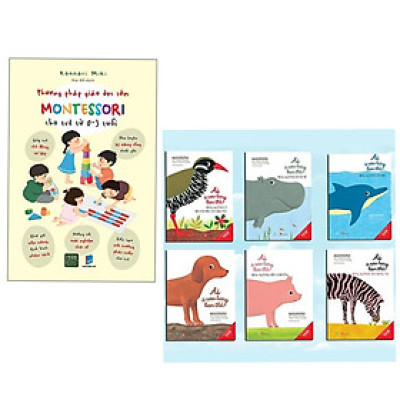 Combo Sách:  6 Cuốn Ehon Nhật Bản - Ai Ở Sau Lưng Bạn Thế + Phương Pháp Giáo Dục Sớm Montessori Cho Trẻ Từ 0 – 3 Tuổi (Sách  Thiếu Nhi/Phương Pháp Giáo Dục Trẻ) + Postr An Toàn Cho Bé