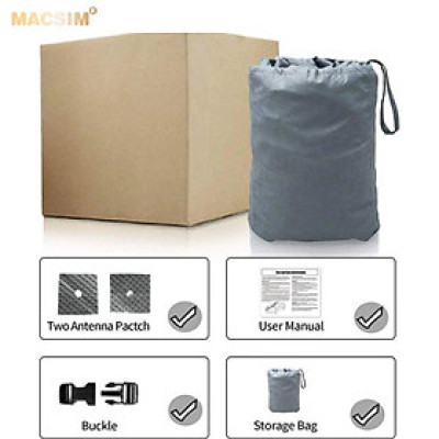 Bạt phủ ô tô chất liệu vải không dệt cao cấp thương hiệu MACSIM dành cho BMW X1  màu ghi 