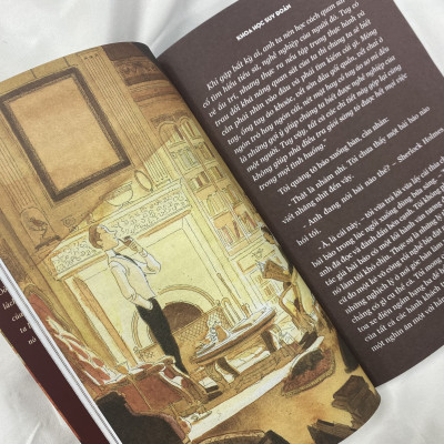 (In 300 bản, bìa vải canvas) VỤ ÁN ĐẦU TIÊN CỦA SHERLOCK HOLMES - Cuộc điều tra màu đỏ – Arthur Conan Doyle -Vincent Mallié minh hoạ – Cẩm Vân dịch  - Thái Hà - NXB Hà Nội