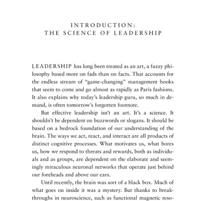 The Leading Brain