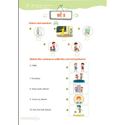 50 Đề tăng nhanh điểm Tiếng Anh lớp 4 - Bản Quyền