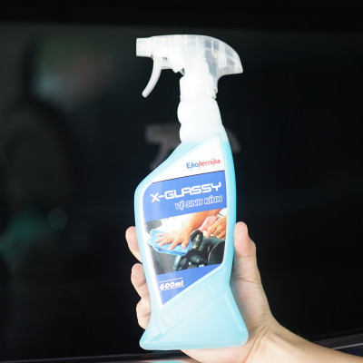NƯỚC LAU KÍNH VÀ LÀM SẠCH NỘI THẤT XE HƠI X-GLASSY 600ML THƯƠNG HIỆU EKOKEMIKA