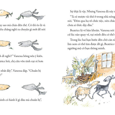 Combo 7 TÁC PHẨM KINH ĐIỂN CỦA QUENTIN BLAKE - Tổ ấm mùa đông của gấu, Cừu và dê, Chuyện chuột cứu mèo, Buổi picnic trên hồ của gấu, Diệc và sếu, Ngựa Con Thích Diễn, Chiếc thuyền của bác thợ mộc - Jonh Yeoman, Quentin Blake - NXB Kim Đồng