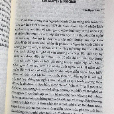 NGUYỄN MINH CHÂU TRONG TIẾN TRÌNH ĐỔI MỚI VĂN HỌC VIỆT NAM