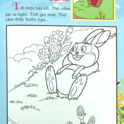 Em Đọc Ngụ Ngôn Và Tô Màu: Thỏ Và Rùa Chạy Thi