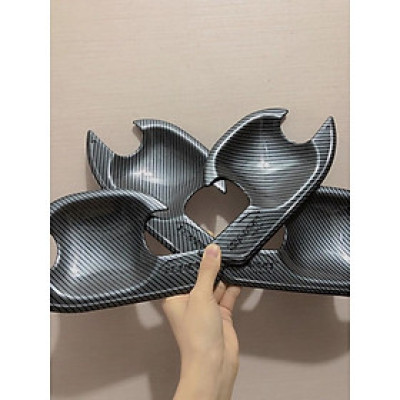 Ford Ranger, Bộ 4 Miếng Ốp Chắn , Hõm Cửa Xe Mẫu Cacbon