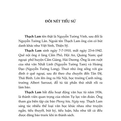 Tuyển Tập Thạch Lam (2023)