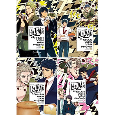 Combo 4 cuốn truyện Lôi Thần Và Nhân Viên Văn Phòng - Tập 1+2+3+4