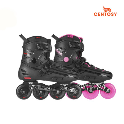 [TẶNG TÚI ĐỰNG GIÀY] Giày Patin Người Lớn Flying Eagle B6, 2 màu hồng/đen, Bánh Cao Su