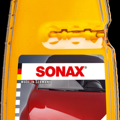 Xà bông rửa xe đậm đặc 1:200 siêu sạch bóng Sonax 314300 1lit - tặng 1 khăn 3M màu ngẫu nhiên - bảo vệ sơn xe, làm sạch nhanh toàn diện, an toàn cho da tay