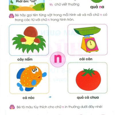 Bé Làm Quen Với Chữ Cái (5 -6 Tuổi) - Quyển 2