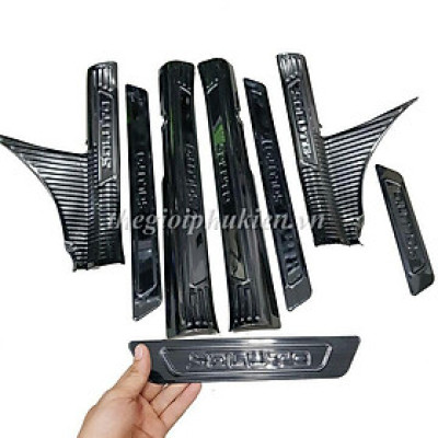 Bộ Ốp bậc cửa, Nẹp bước chân KIA Soluto - Mẫu Titan