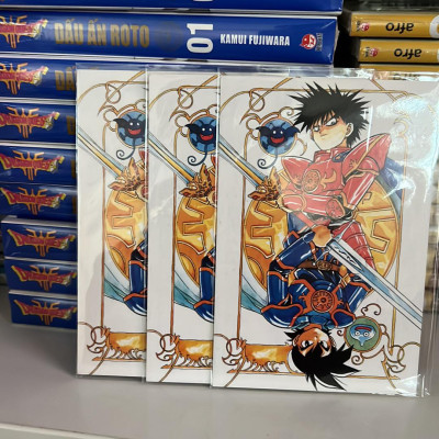Truyện - Dragon Quest - Dấu Ấn Roto - Perfect Edition - Trọn Bộ 15 Tập Tăng kèm 3 card 3 màu - Kamui Fujiwara & Chiaki Kawamata - NXB Kim Đồng