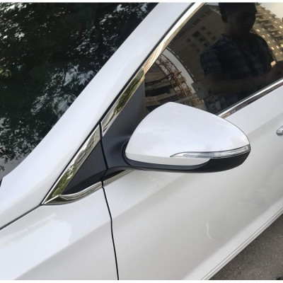 Bộ Ốp, Nẹp viền cong, chân kính Hyundai Accent 2018-2020