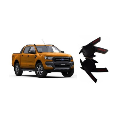BỘ ỐP HÕM CỬA XE FORD RANGER MÀU ĐEN 2016-2019