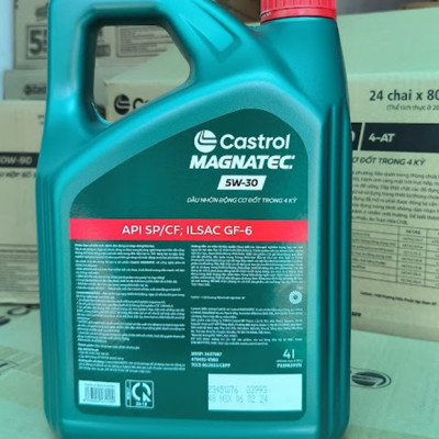 Dầu nhớt cho động cơ ô tô Castrol Magnatec, SAE 5W-30, SP, (Can 4 lít)