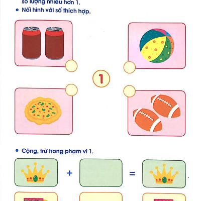 Hành Trang Cho Bé Vào Lớp 1 - Vở Bé Học Toán - Dành Cho Trẻ 5-6 Tuổi