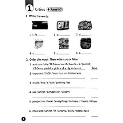 Oxford Read and Discover: Level 5: Our World in Art Activity Book