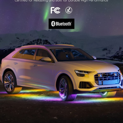 Đèn LED gầm ô tô Govee RGBIC Exterior Car Underglow Light H6184 | Kháng nước, cảm biến nhạc RGB 16 triệu màu