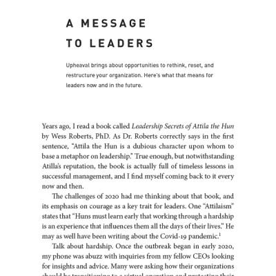 Reset: A Leader’s Guide To Work In An Age Of Upheaval