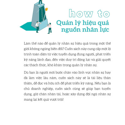 Sách - How to - Quản lý hiệu quả nguồn nhân lực 