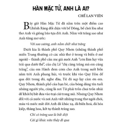 Tác Phẩm Văn Học Trong Nhà Trường - Thơ Hàn Mặc Tử