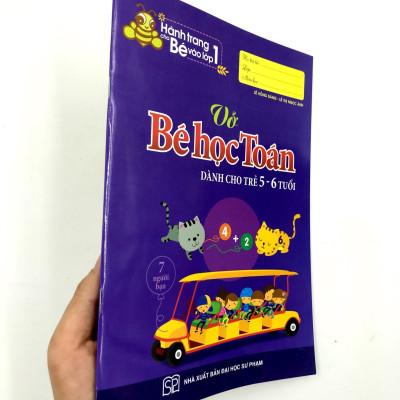 Hành Trang Cho Bé Vào Lớp 1 - Vở Bé Học Toán - Dành Cho Trẻ 5-6 Tuổi
